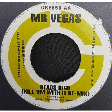 Mr. Vegas - Lef Yah Now / Heads High (kill 'Em With It Re-Mix)