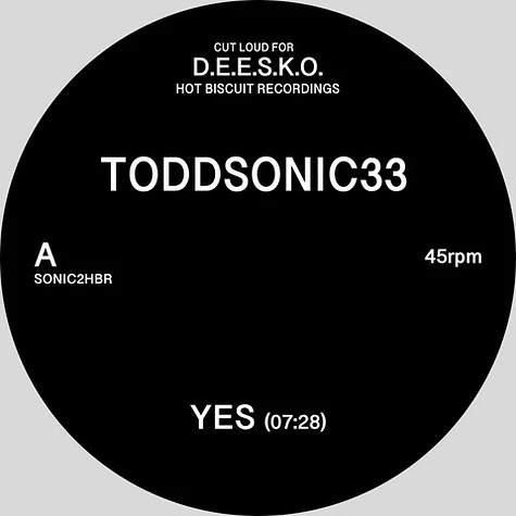 Toddsonic33 - Yes EP