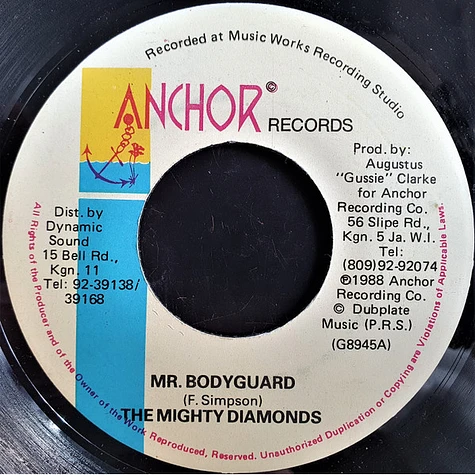 The Mighty Diamonds - Mr. Bodyguard