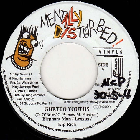 Elephant Man, Lexxus, Kiprich - Ghetto Youths