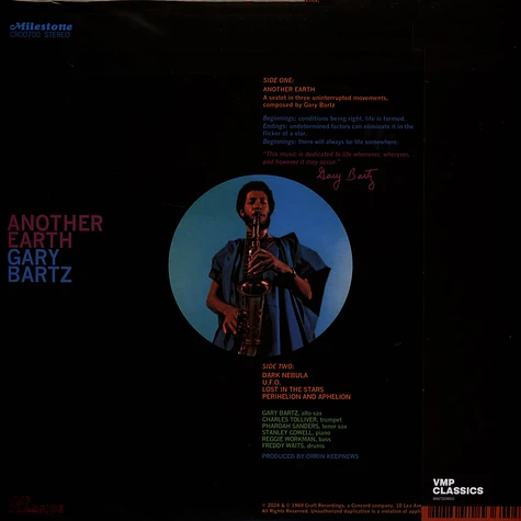 Gary Bartz - Another Earth Vinyl Me, Please Edition