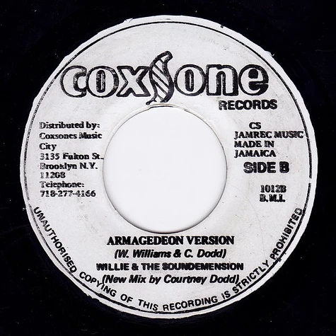 Willi Williams - Armagedeon Time