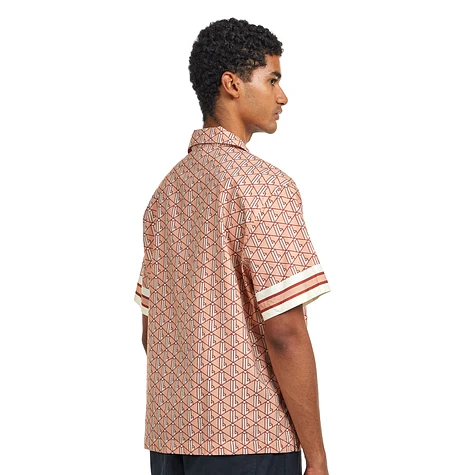 Lacoste - Short Sleeved Monogram Print Shirt