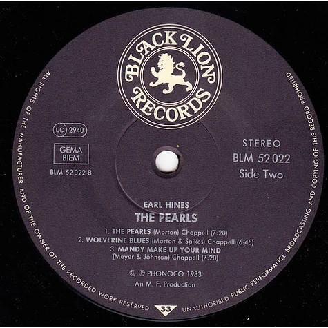 Earl Hines - The Pearls