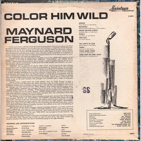 Maynard Ferguson - Color Him Wild