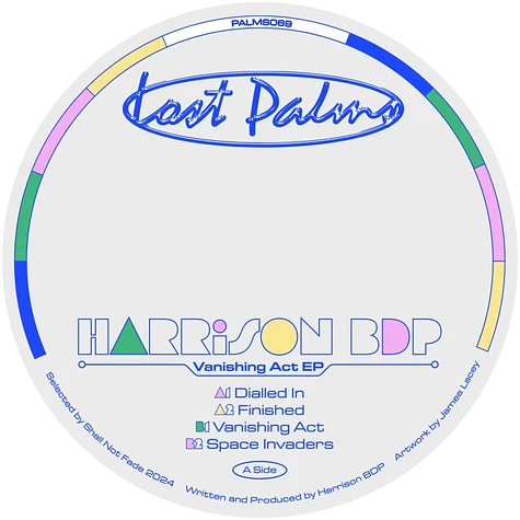 Harrison BDP - Vanishing Act Ep Blue Vinyl Edtion