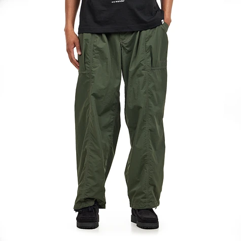 and wander - Crinkled Nylon Pants (D.Gray) | HHV