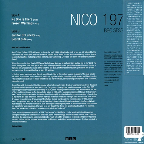 Nico - BBC Session 1971