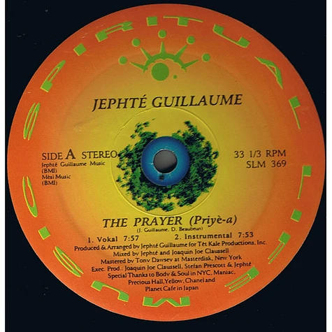 Jephté Guillaume Featuring Daniel Beaubrun & Marjorie Beaubrun - The Prayer (Priyè-a)