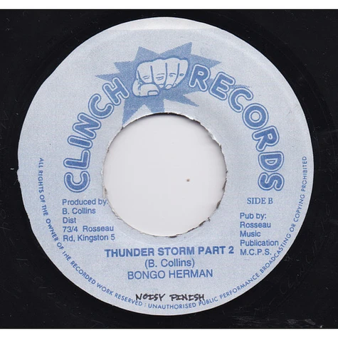 Prince Far I / Bongo Herman - Wisdom / Thunder Storm Part 2