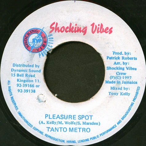 Tanto Metro - Pleasure Spot