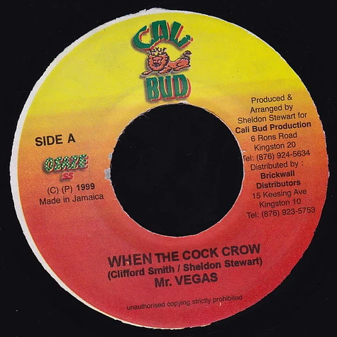 Mr. Vegas - When The Cock Crow