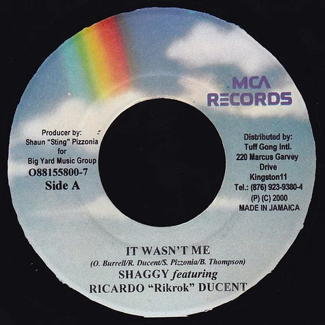 Shaggy Featuring Ricardo "Rik Rok" Ducent - It Wasn't Me