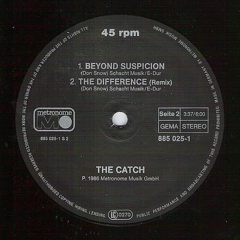 The Catch - Soul Information