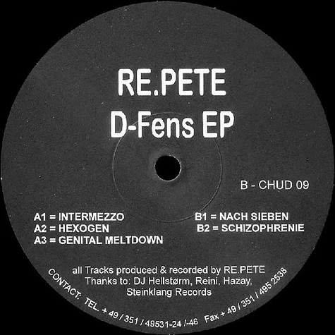 Re.Pete - D-Fens EP