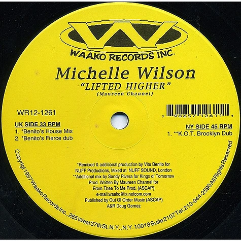 Michelle Wilson - Lifted Higher