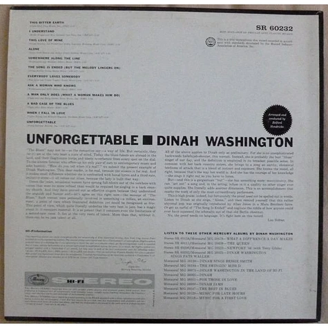 Dinah Washington - Unforgettable