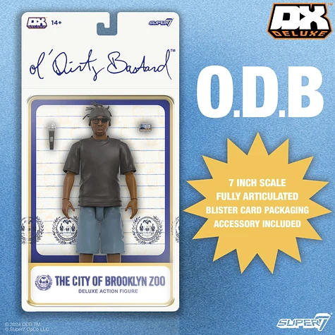 Ol' Dirty Bastard - ODB - Ol' Dirty Bastard Deluxe 7" Figure