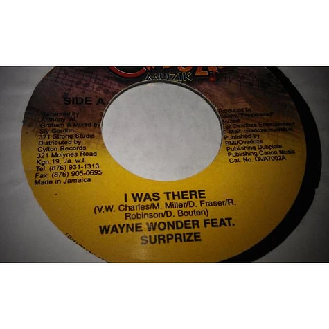 Wayne Wonder & Surprise - I Was There