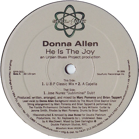 Donna Allen - He Is The Joy