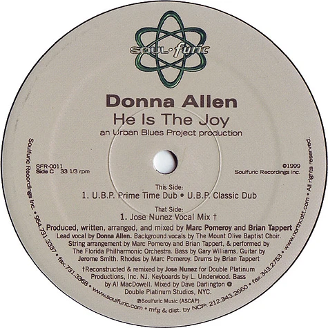 Donna Allen - He Is The Joy