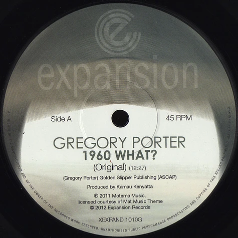 Gregory Porter - 1960 What?