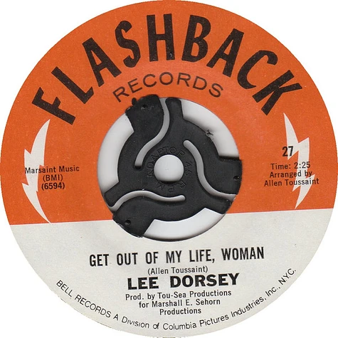 Lee Dorsey - Get Out Of My Life, Woman