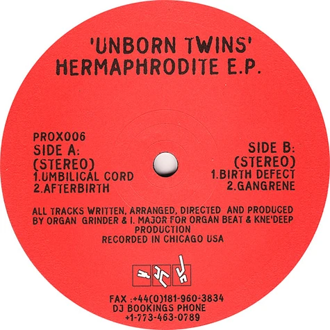 Unborn Twins - Hermaphrodite E.P.