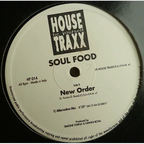 Soul Food - New Order