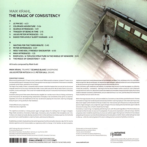 Maik Krahl - The Magic Of Consistency