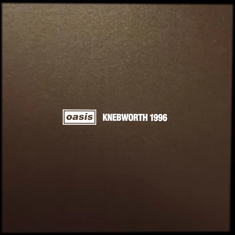 Oasis - Knebworth 1996 Limited Edition Box Set