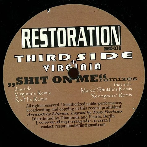 Third Side - Shit On Me Remixes