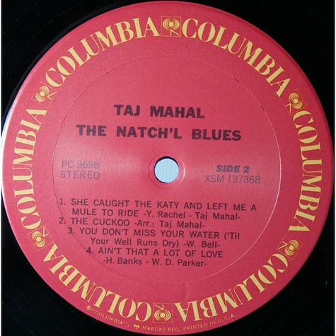 Taj Mahal - The Natch'l Blues