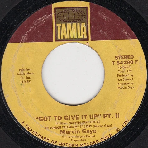 Marvin Gaye - Got To Give It Up