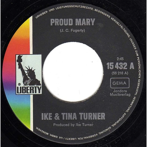 Ike & Tina Turner - Proud Mary / Funkier Than A Mosquita's Tweeter