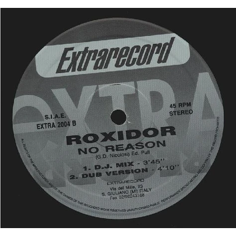 Roxidor - No Reason