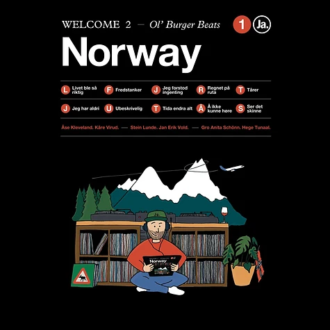 Ol' Burger Beats - Welcome To Norway Black Vinyl Edition