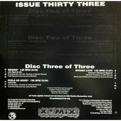 V.A. - X-Mix Issue ThirtyThree