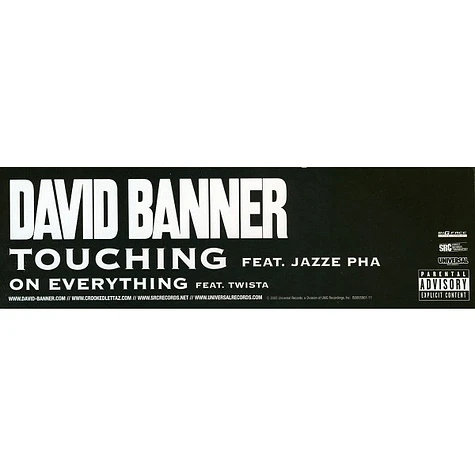 David Banner - Touching / On Everything