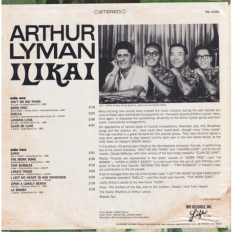 Arthur Lyman - Ilikai