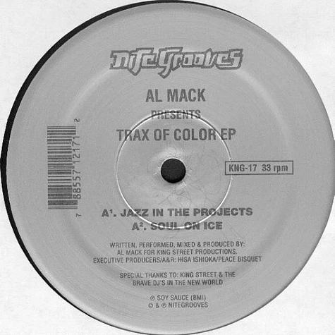 Al Mack - Trax Of Color EP