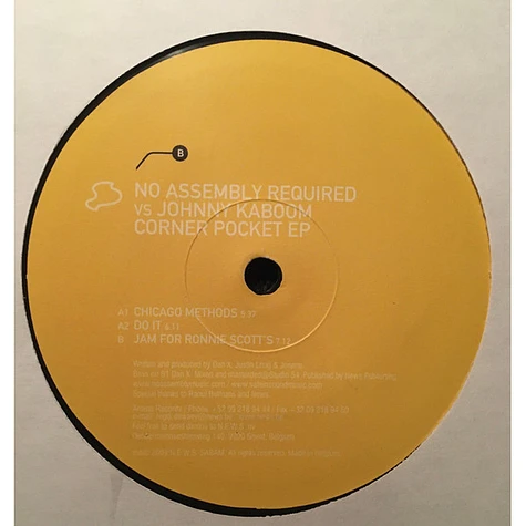 No Assembly Required vs Jonny Kaboom - Corner Pocket EP