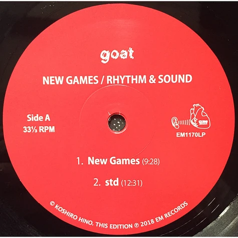 Goat - New Games / Rhythm & Sound