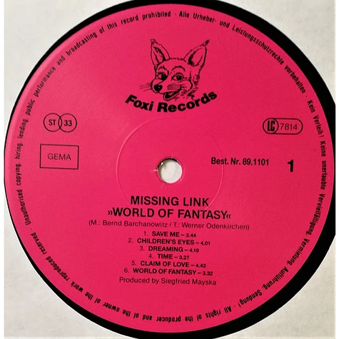 Missing Link - World Of Fantasy