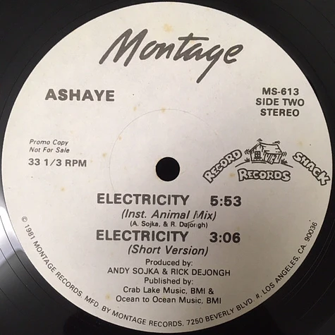 Ashaye - Electricity