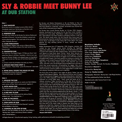 Sly & Robbie - Meet Bunny Lee At Dub Station