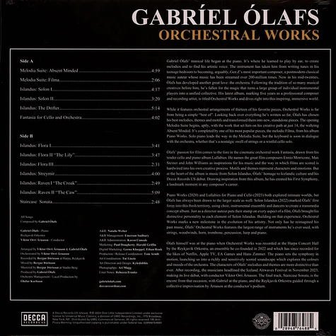 Gabriel Olafs / Reykjavik Orkestra - Orchestral Works