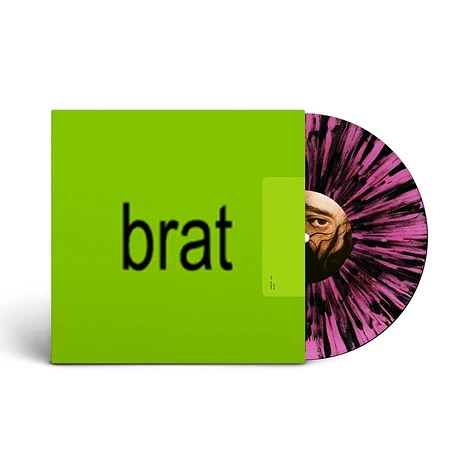 Charli XCX - Brat HHV German Exclusive Pink & Black Splatter Vinyl Edition