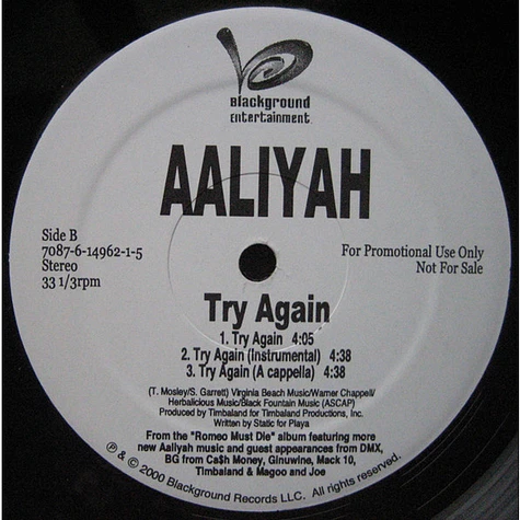 Aaliyah - Try Again