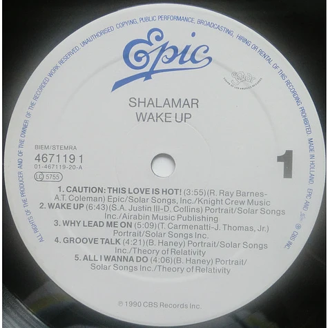 Shalamar - Wake Up